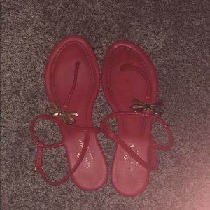 Red Kate spade sandals